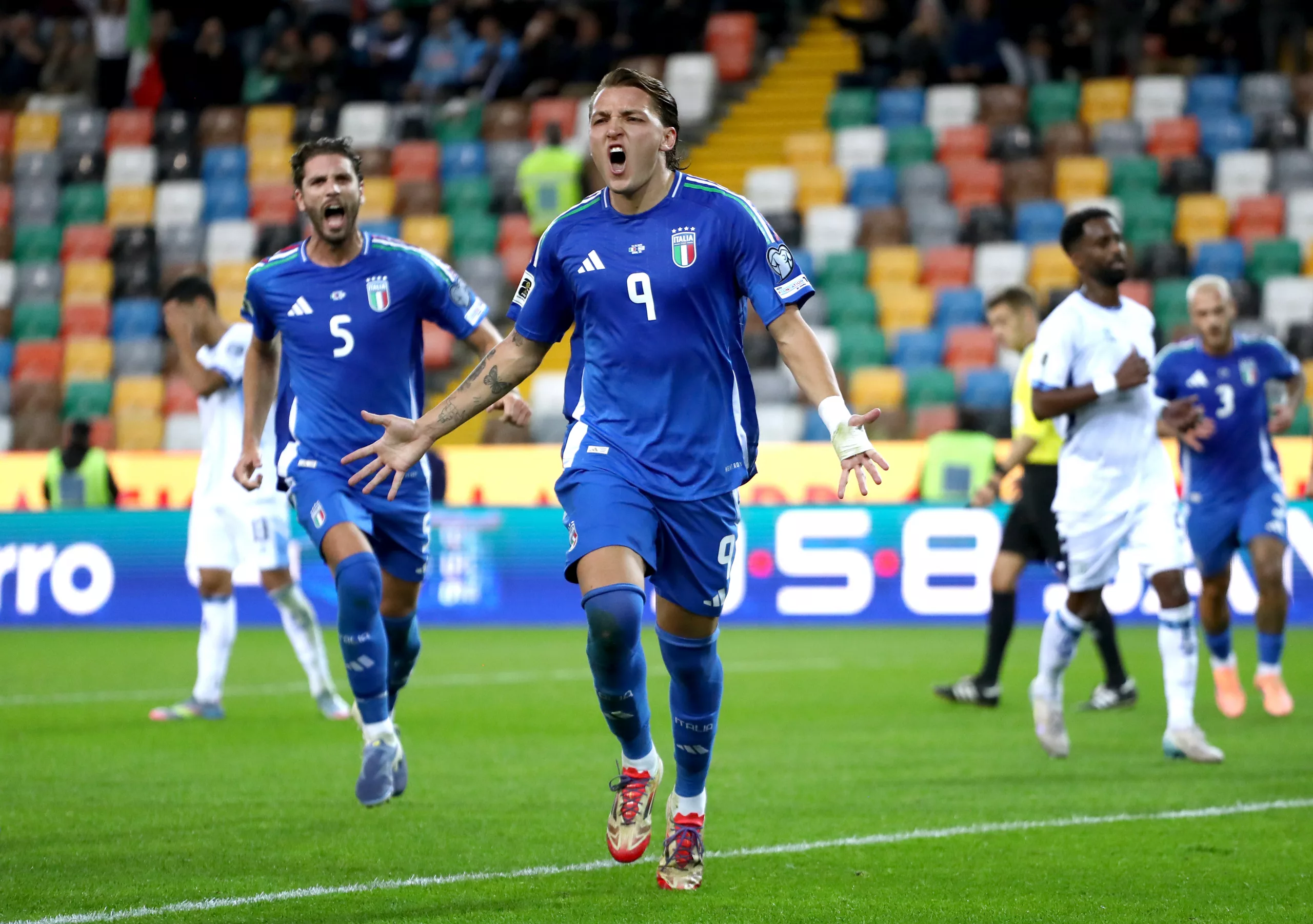 Italy 3-0 Israel: Retegui shines as Italy earn a playoff place
